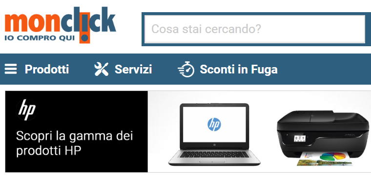 HP scontato su Monclick