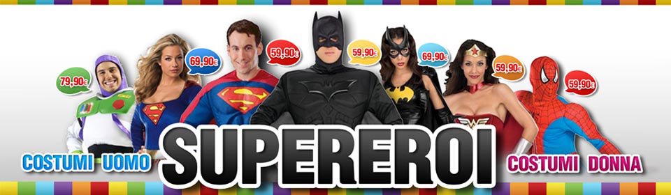 ComicStore costume super eroe