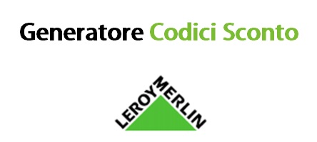 Leroy Merlin Generatore Codici
