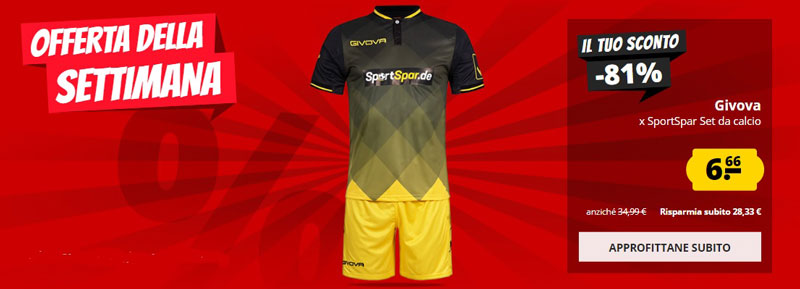 ScontoSport completini da calcio originali