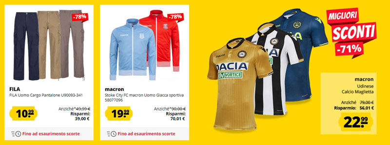 Sconto Sport codice omaggio